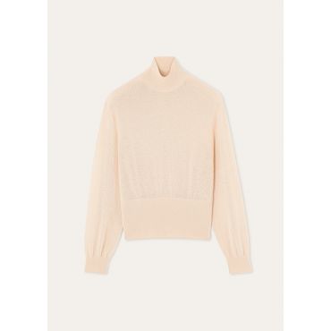 Loro Piana - Camino Turtleneck Sweater Gg 12, Woman, Burly Wood, Size: 36