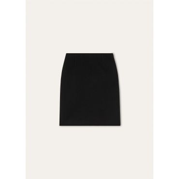 Loro Piana - Vivian Skirt Baby Cash Double, Woman, Black, Size: 44
