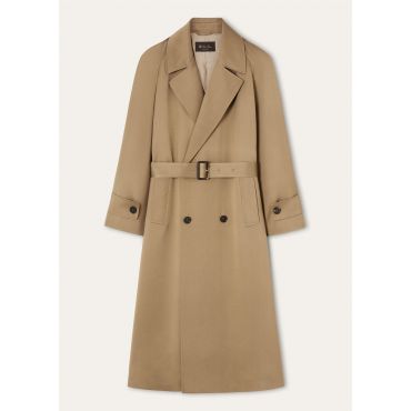 Loro Piana - Foster Db Coat Wish Mireille, Woman, Cafè Au Lait, Size: 36