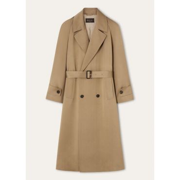 Loro Piana - Foster Db Coat Wish Mireille, Woman, Cafè Au Lait, Size: 36