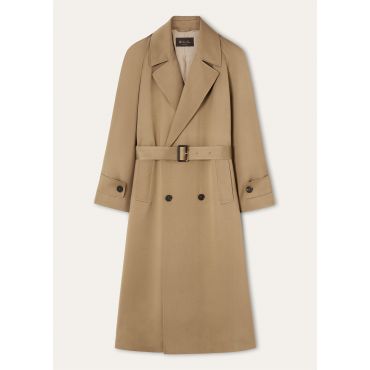 Loro Piana - Foster Db Coat Wish Mireille, Woman, Cafè Au Lait, Size: 36
