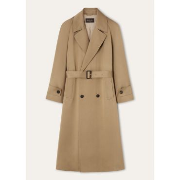 Loro Piana - Foster Db Coat Wish Mireille, Woman, Cafè Au Lait, Size: 36