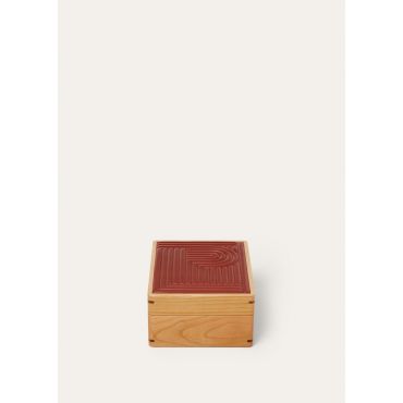Loro Piana - Rect Box S Labyrinth Cherry Wood, Cherrywood Salt/Deep Kummel, Size: NR