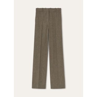 Loro Piana - Goldie Trousers Wish Cash Blenheim, Woman, Brown Sand Bluette, Size: 36