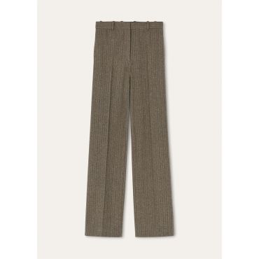 Loro Piana - Goldie Trousers Wish Cash Blenheim, Woman, Brown Sand Bluette, Size: 36