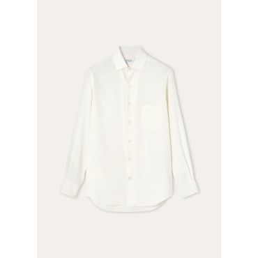 Loro Piana - Andre' Shirt Porcelain Silk, Man, Nougat, Size: M
