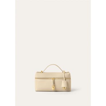 Loro Piana - Extra Bag L23 Saddle Leather, Woman, Sunday Morning/Sun Gold, Size: NR