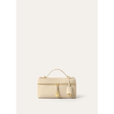 Loro Piana - Extra Bag L23 Saddle Leather, Woman, Sunday Morning/Sun Gold, Size: NR