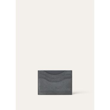 Loro Piana - Extra Cardholder Grained Nubuck, Man, Blue Green, Size: NR
