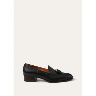 Loro Piana - Serge Tassel Walk Loafer Box Prestige, Woman, Black, Size: 40,5