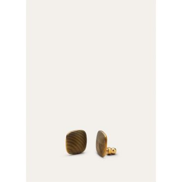 Loro Piana - Ottomane Earrings, Woman, Antique Gold, Size: NR