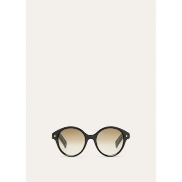 Loro Piana - Joan Sunglasses, Black Brown/Gold, Size: NR