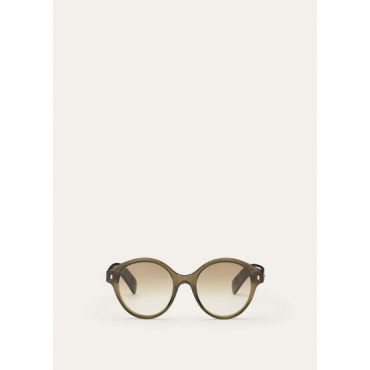 Loro Piana - Joan Sunglasses, Olive Brown/Gold, Size: NR