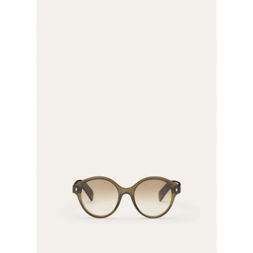 Loro Piana - Joan Sunglasses, Olive Brown/Gold, Size: NR