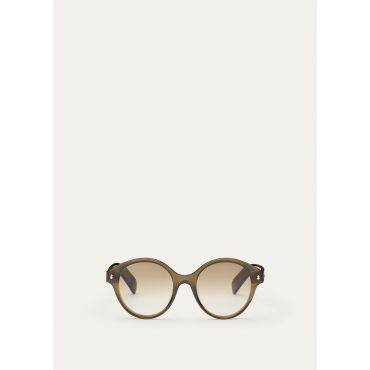 Loro Piana - Joan Sunglasses, Olive Brown/Gold, Size: NR