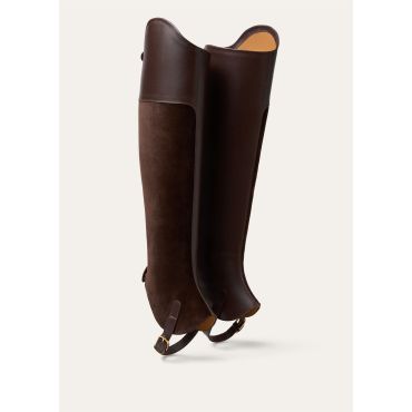 Loro Piana - Horseriding Ghetta Shiny Smooth Calf & Suede, Woman, French Coffee, Size: 36