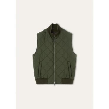 Loro Piana - Ampay Vest Windwish Storm, Man, Ireland Green, Size: 56