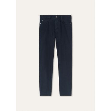 Loro Piana - Quarona Trousers New York, Man, Navy Blue, Size: 30