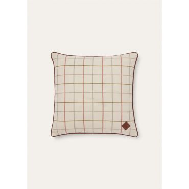 Loro Piana - Square Cushion Dehors Belt, Tartan, Size: NR