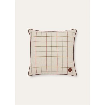 Loro Piana - Square Cushion Dehors Belt, Tartan, Size: NR