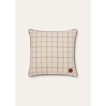 Loro Piana - Square Cushion Dehors Belt, Tartan, Size: NR