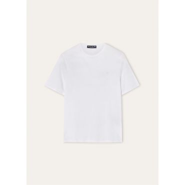 Loro Piana - Ray T-shirt Rc Replica Jersey Cotton, Man, Optical White, Size: S