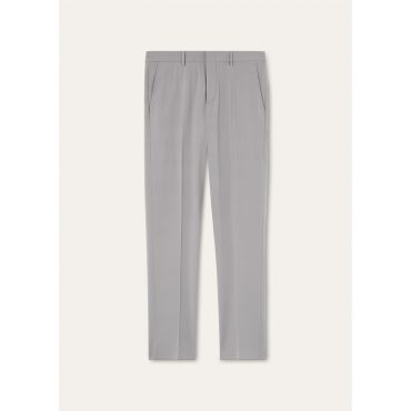 Loro Piana - Lawrie Trousers Rc Replica Techno Wool Bistretch R, Man, Iced Pearl, Size: 50