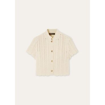 Loro Piana - Arola Ss Jacket Cash Abaca Gg 5, Woman, Nougat, Size: XS
