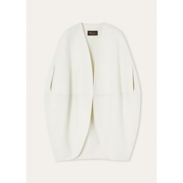 Loro Piana - Vika Cape Baby Cash Double, Woman, Nougat, Size: NR