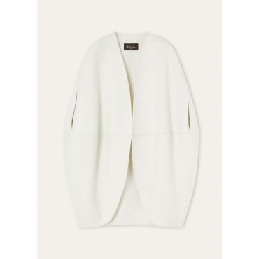 Loro Piana - Vika Cape Baby Cash Double, Woman, Nougat, Size: NR