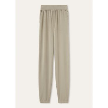 Loro Piana - Iconic Royal Lightness Pants Wool Silk Gg 18, Woman, Moss Haven, Size: 36