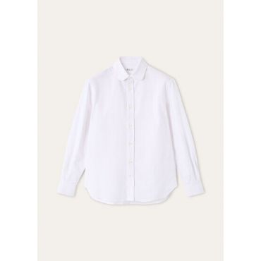 Loro Piana - Elia Penny Collar Shirt Heavy Oxford, Man, Pearl Bush, Size: 40