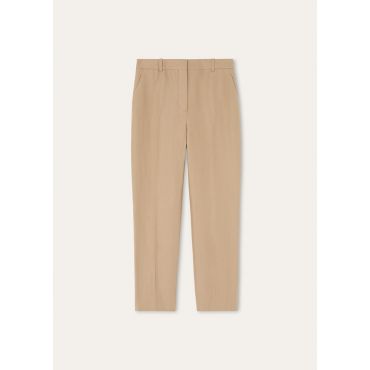 Loro Piana - Neo Derk Trousers Antigua, Woman, Quarzite Beige, Size: 46