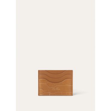 Loro Piana - Extra Cardholder Rounded Lthr/glazed Alligator, Woman, Colour Vicuna, Size: NR