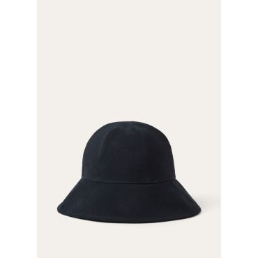 Loro Piana - Neka Cloche Linen Natte', Woman, Blue Navy, Size: M
