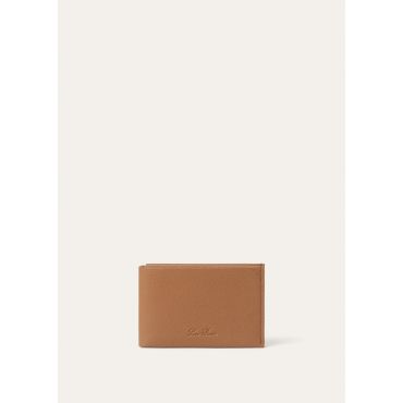 Loro Piana - Origami Bifold Cardholder Goat Bicolor, Woman, Colour Vicuna/Ancient Sandstone/Sun Gold, Size: NR