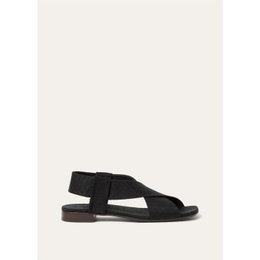 Loro Piana - Marge Sandal, Black, Size: 36