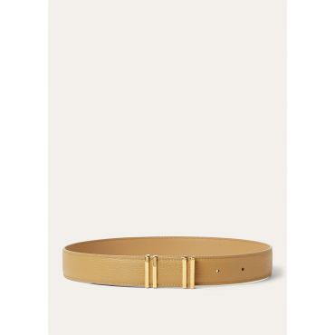 Loro Piana - Ponticello Belt Grained Calf, Woman, Dusty Sunset/Sun Gold, Size: S