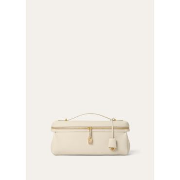 Loro Piana - Extra Softy Bag L33 Fine Grained Leather Sc, Woman, Colour Baby Cashmere/Sun Gold, Size: NR