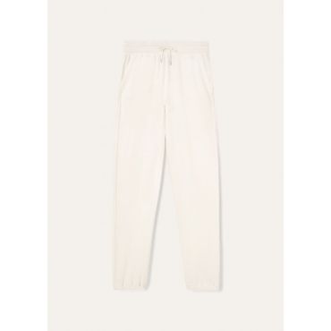 Loro Piana - Pant. Merano, Woman, White Titanium, Size: 50
