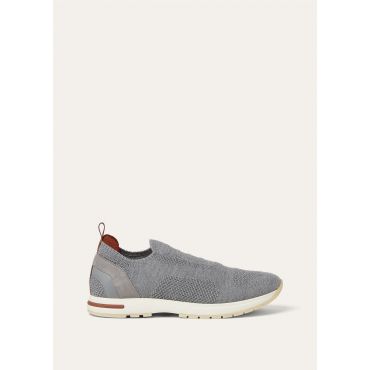Loro Piana - 360 Lp Flexy Slip On, Woman, Solid Flannel Gray, Size: 35