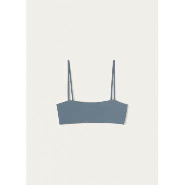 Loro Piana - Bikini Top Double Resort Aquatic Jersey, Woman, Stone Beach, Size: 40