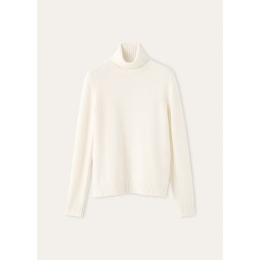 Loro Piana - Dolcevita Neo Parksville, Woman, White Titanium, Size: 50