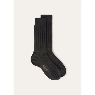Loro Piana - Bobby Socks Light Parksville, Woman, Black, Size: M