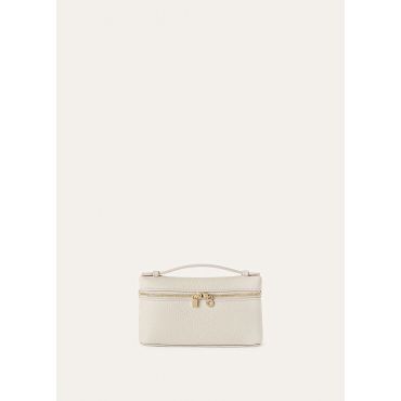 Loro Piana - Extra Pocket Mini Pouch Tender Calf, Woman, Light Travertine/Sun Gold, Size: NR