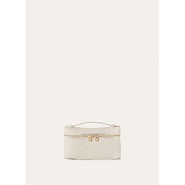 Loro Piana - Extra Pocket Mini Pouch Tender Calf, Woman, Light Travertine/Sun Gold, Size: NR