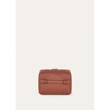 Loro Piana - Extra Travel Pouch Small Tender Calf, Woman, Kummel/Antique Silver, Size: NR