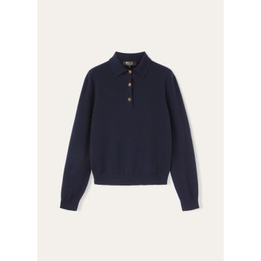 Loro Piana - Classic Polo, Blue Navy, Size: 44