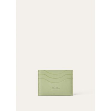 Loro Piana - Extra Cardholder Linen Calf, Woman, Thistle Green, Size: NR