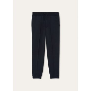 Loro Piana - Whitney Pants Luxury Fleece, Man, Navy Blue, Size: XXXXL